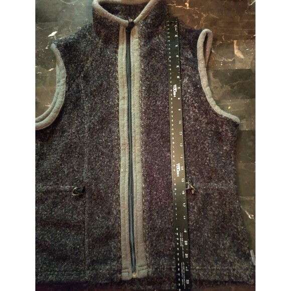 Woolrich Onyx Heather Gray Warm Winter Vest Womens Size Small S Sleeveless 7214 - Picture 12 of 13